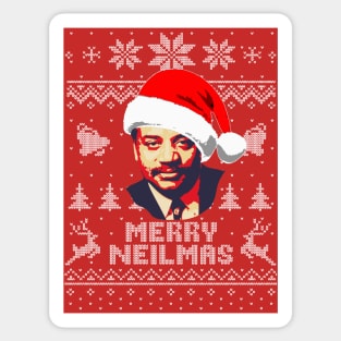 Neil Degrasse Tyson Merry Neilmas Sticker